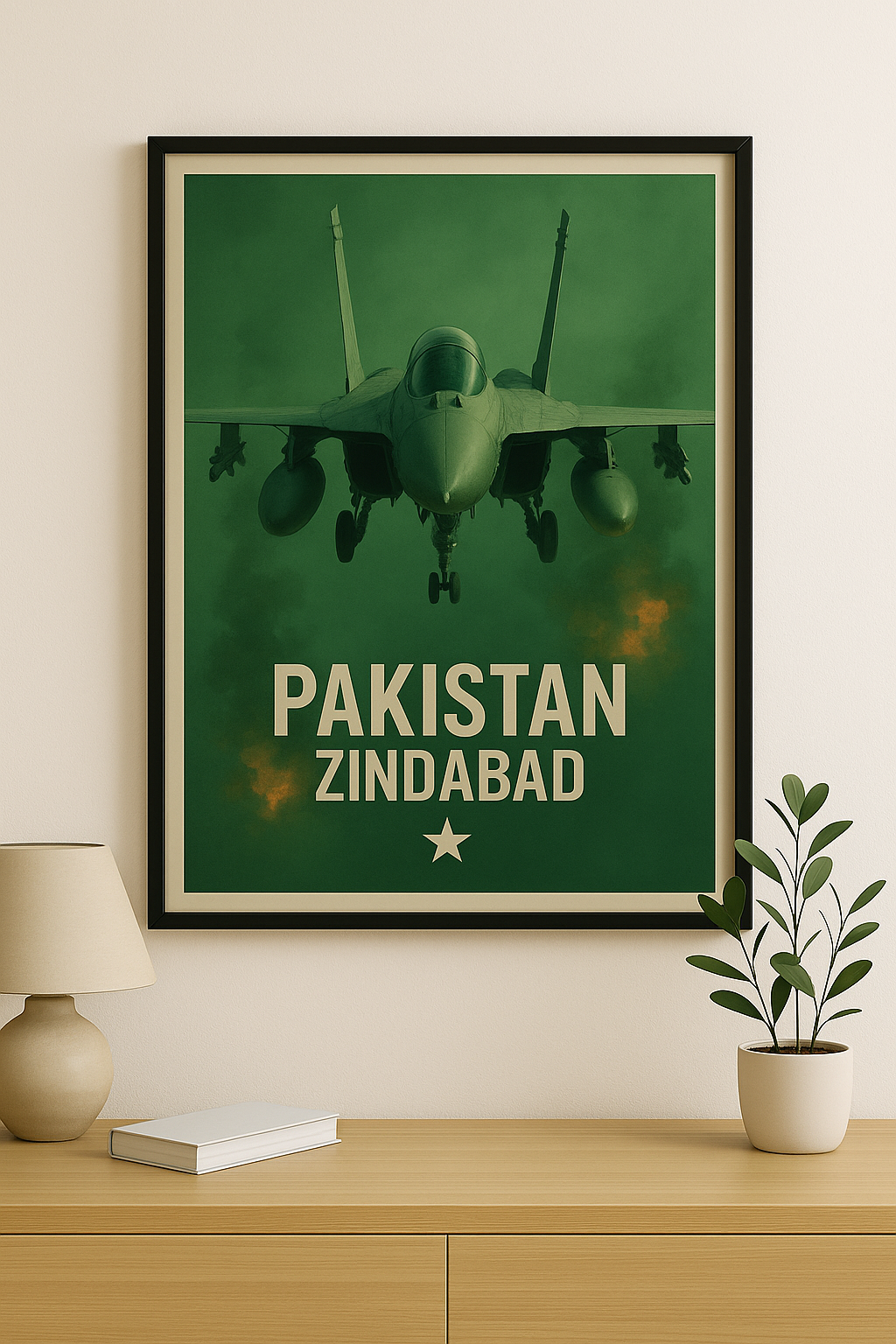 Pakistan Zindabad Airplane - Art