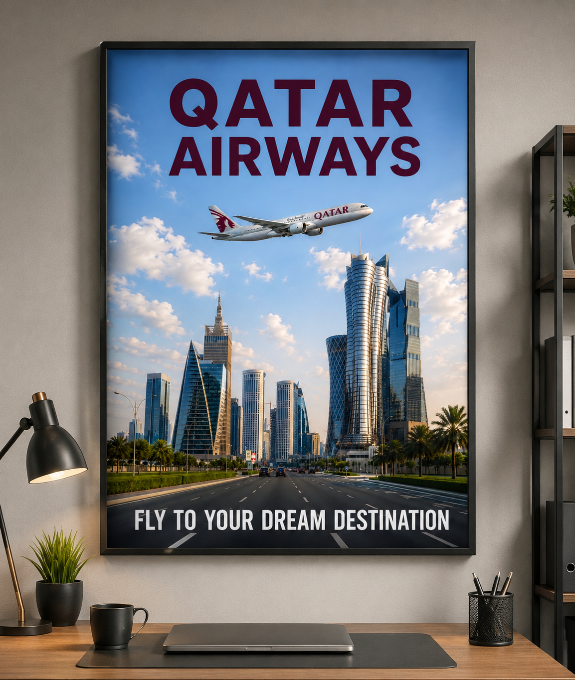 Qatar Airways - Wall art