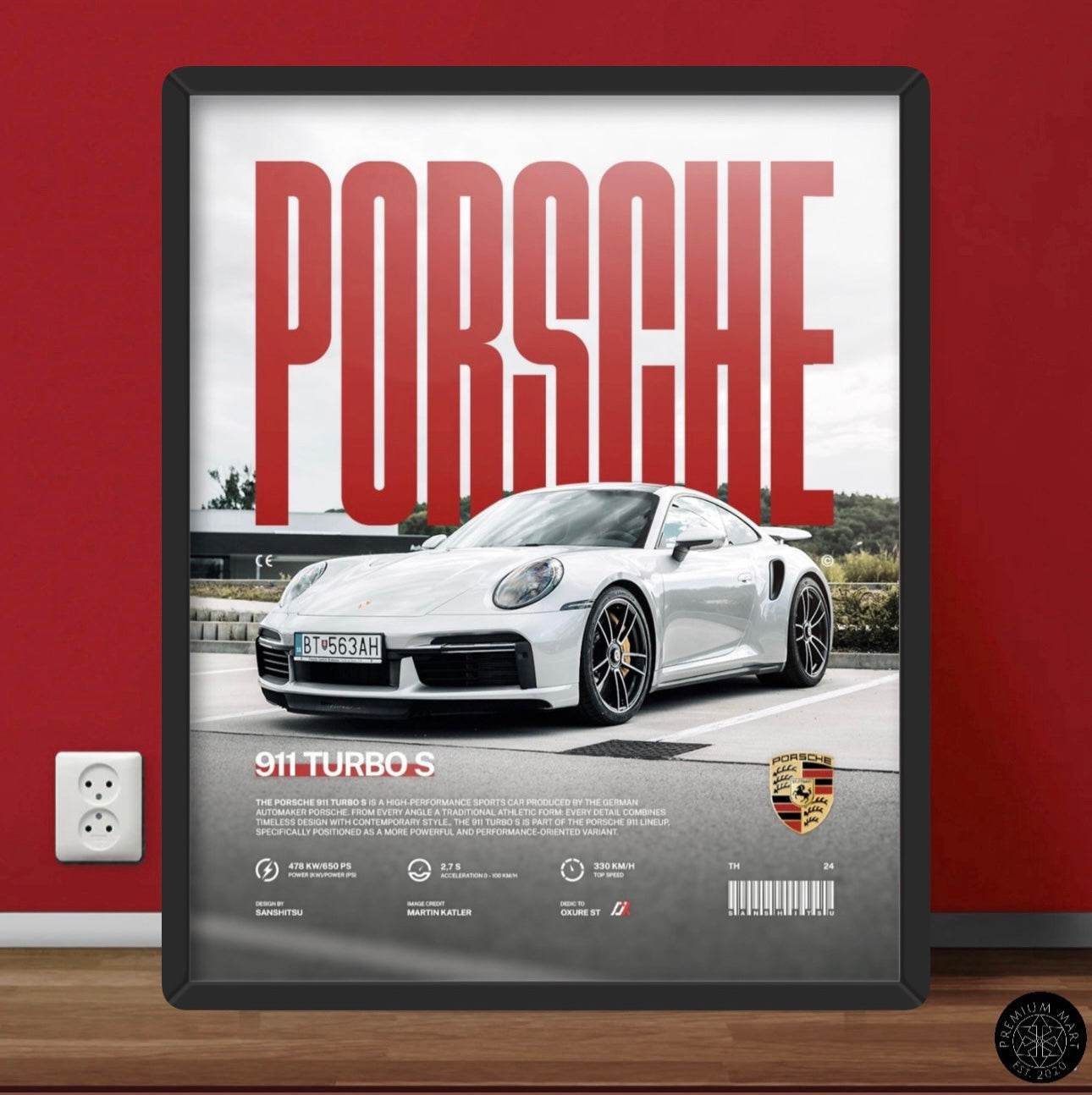 Porsche- Wall art - premiummart.pk