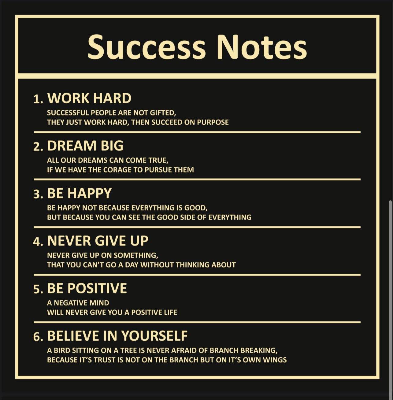 6 x Motivational Office and Home decore All in 1 (New Varient) - premiummart.pk