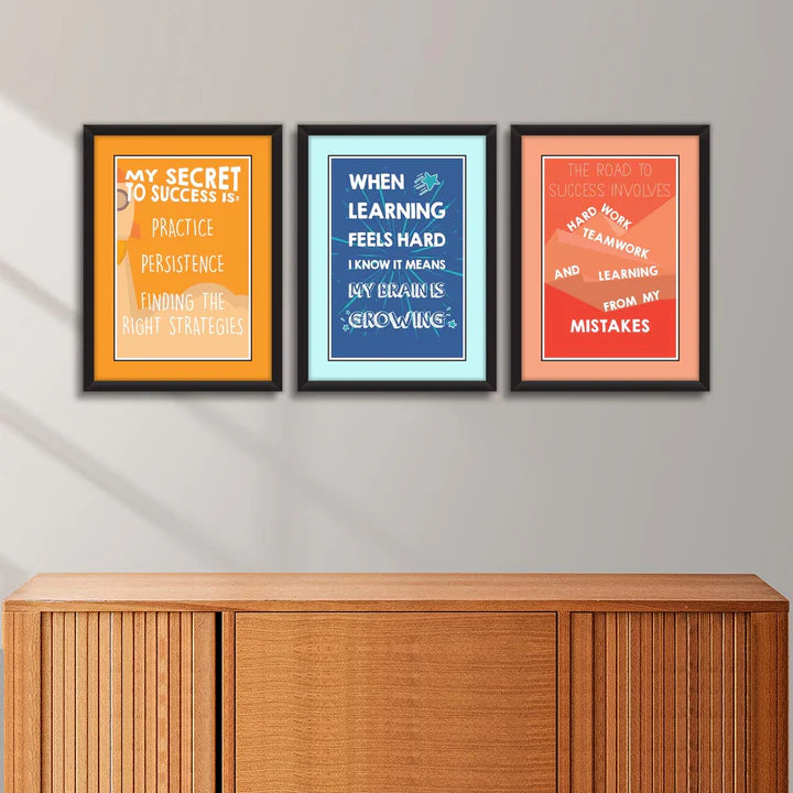 Set of 3 Motivational Art
