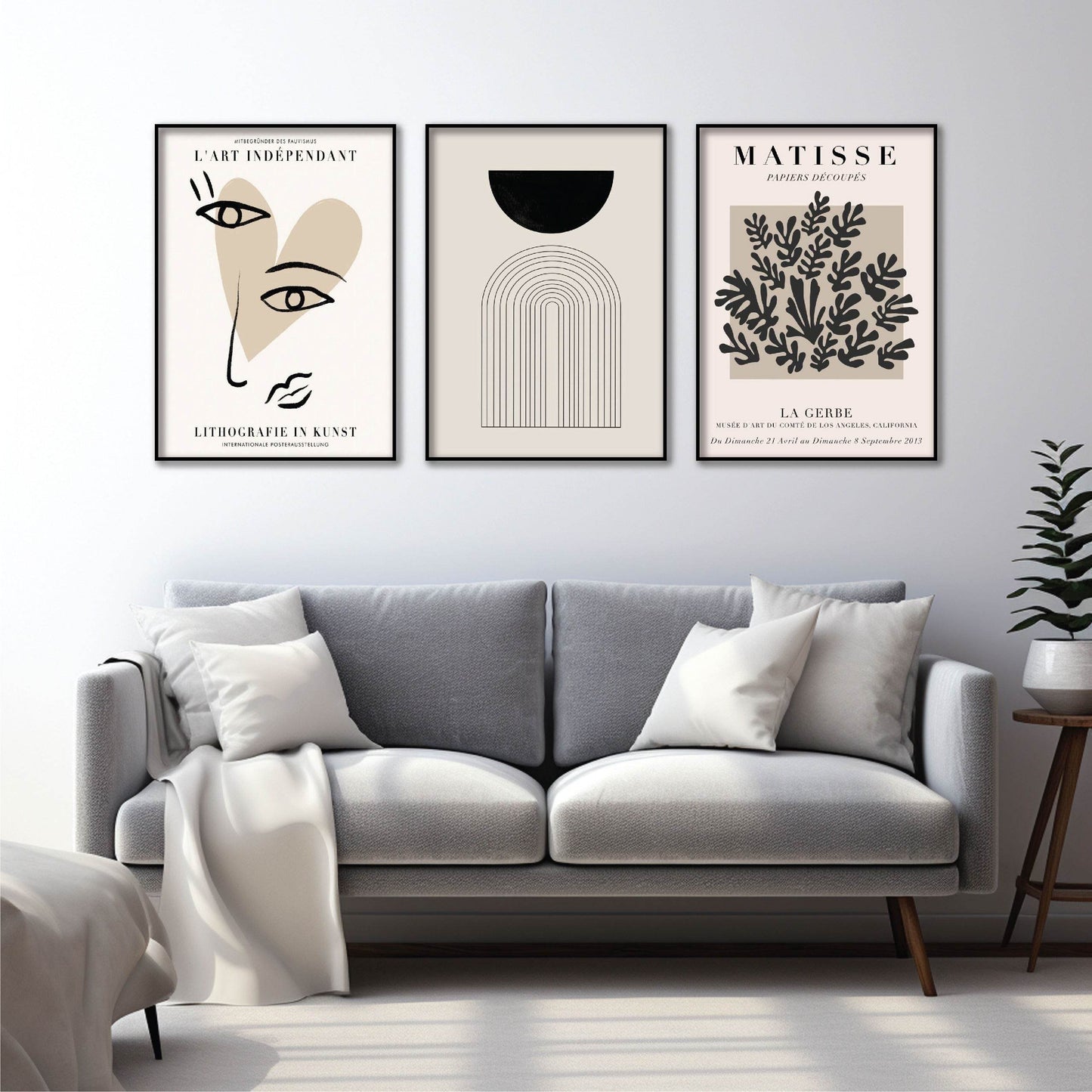 Set of 3 Aesthetic Wall Art - premiummart.pk