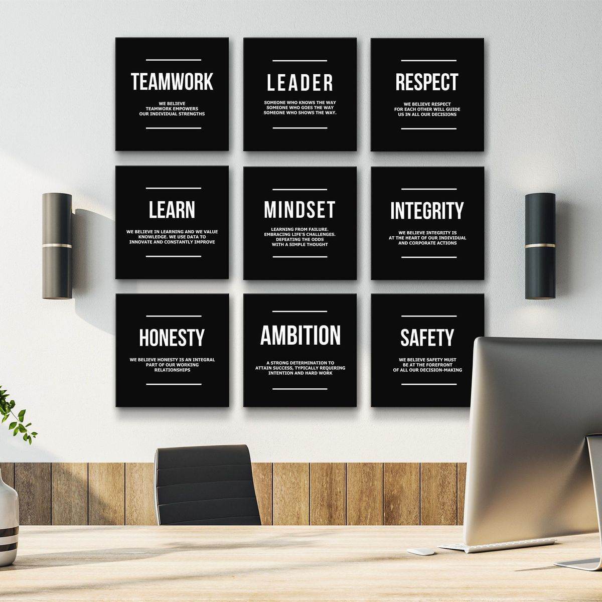 Set of 9 Inspirational Art - premiummart.pk