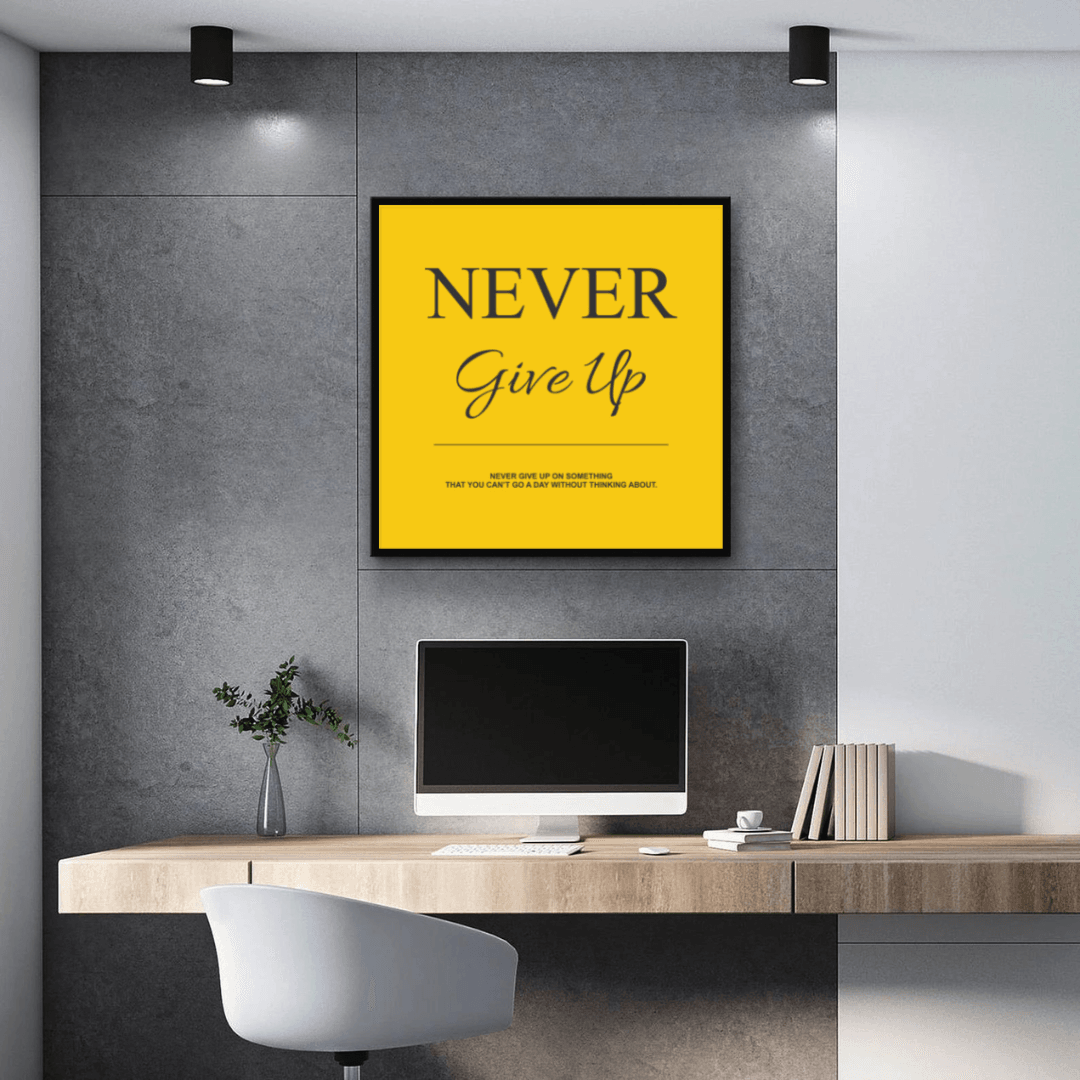 MOTIVATIONAL FRAMED QUOTES BUNDLE WITH YELLOW COMBINATION - premiummart.pk