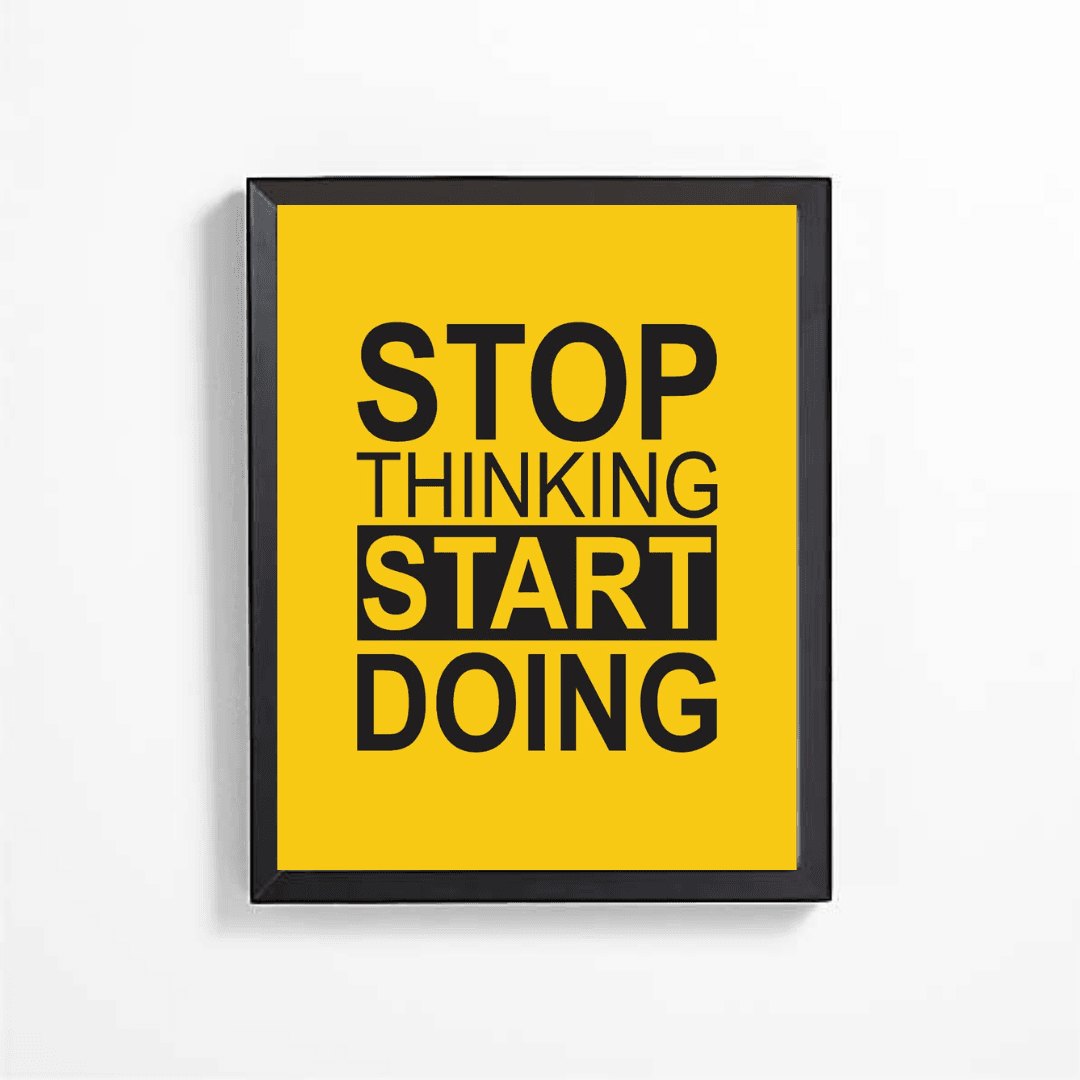 Set of 4 Motivational Frames Size 12x16 - premiummart.pk
