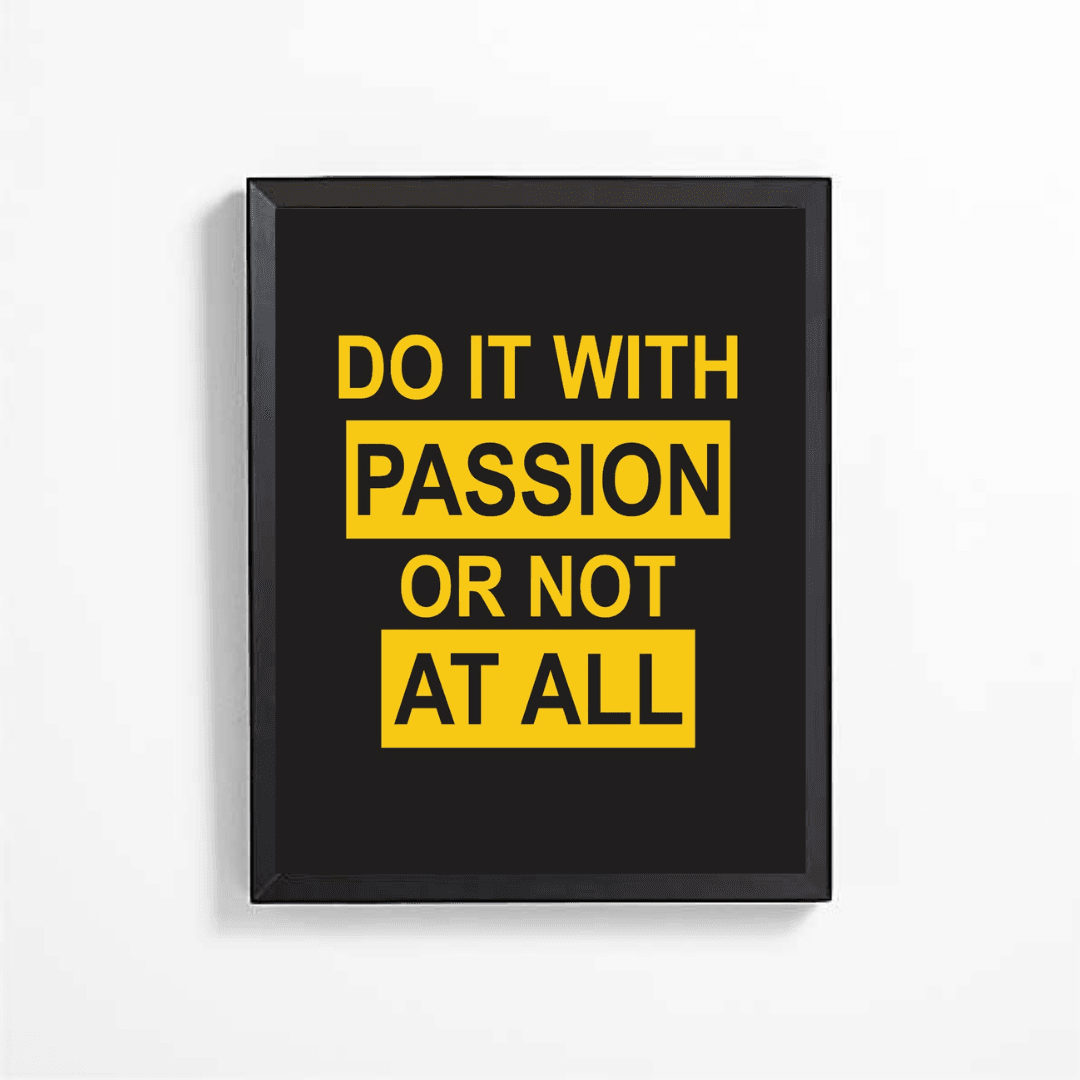 Set of 4 Motivational Frames Size 12x16 - premiummart.pk