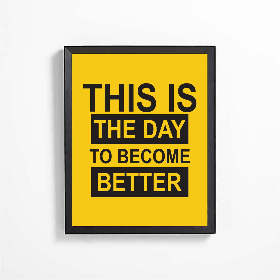 Set of 4 Motivational Frames Size 12x16 - premiummart.pk
