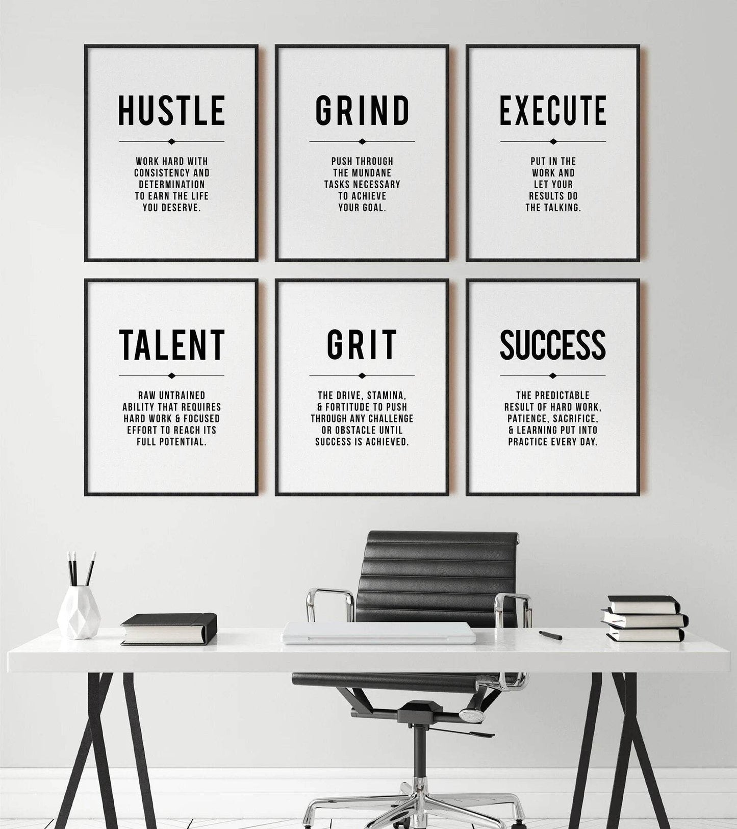 SET OF 6 INSPIRATIONAL FRAMES - premiummart.pk