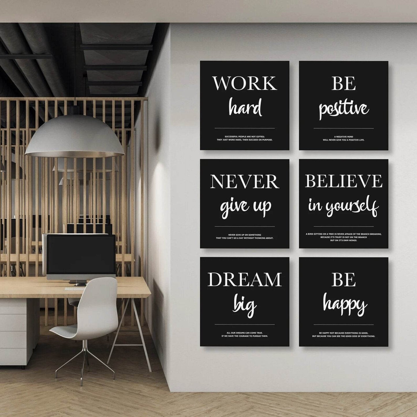 MOTIVATIONAL FRAMED QUOTES BUNDLE - premiummart.pk