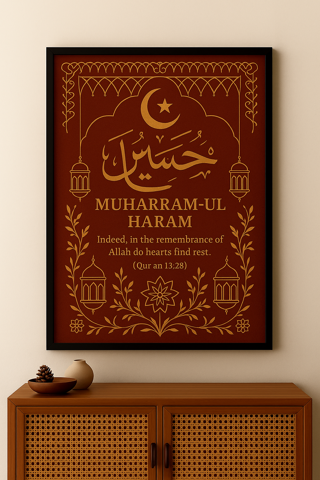 Muharram - UL - HARAM  ( Wall Art)
