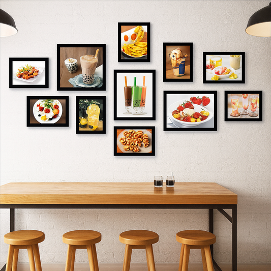 Set of 11 Frames for Restaurant