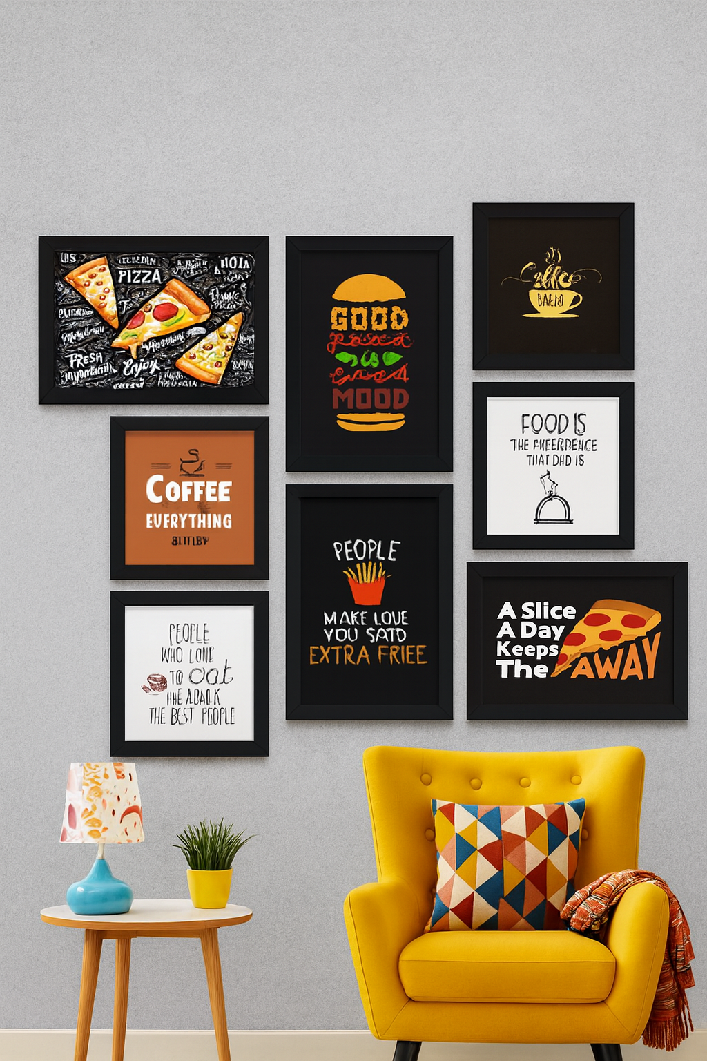 Set of 8 for Restaurant and Cafe