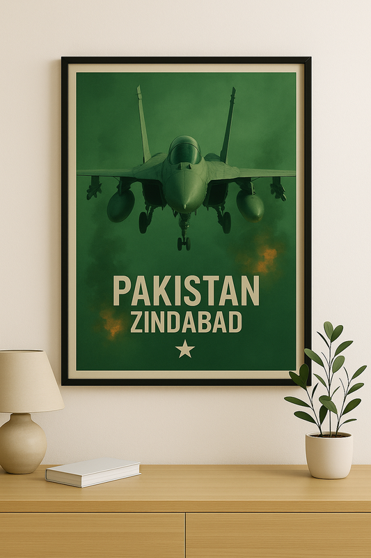 Pakistan Zindabad Airplane - Art