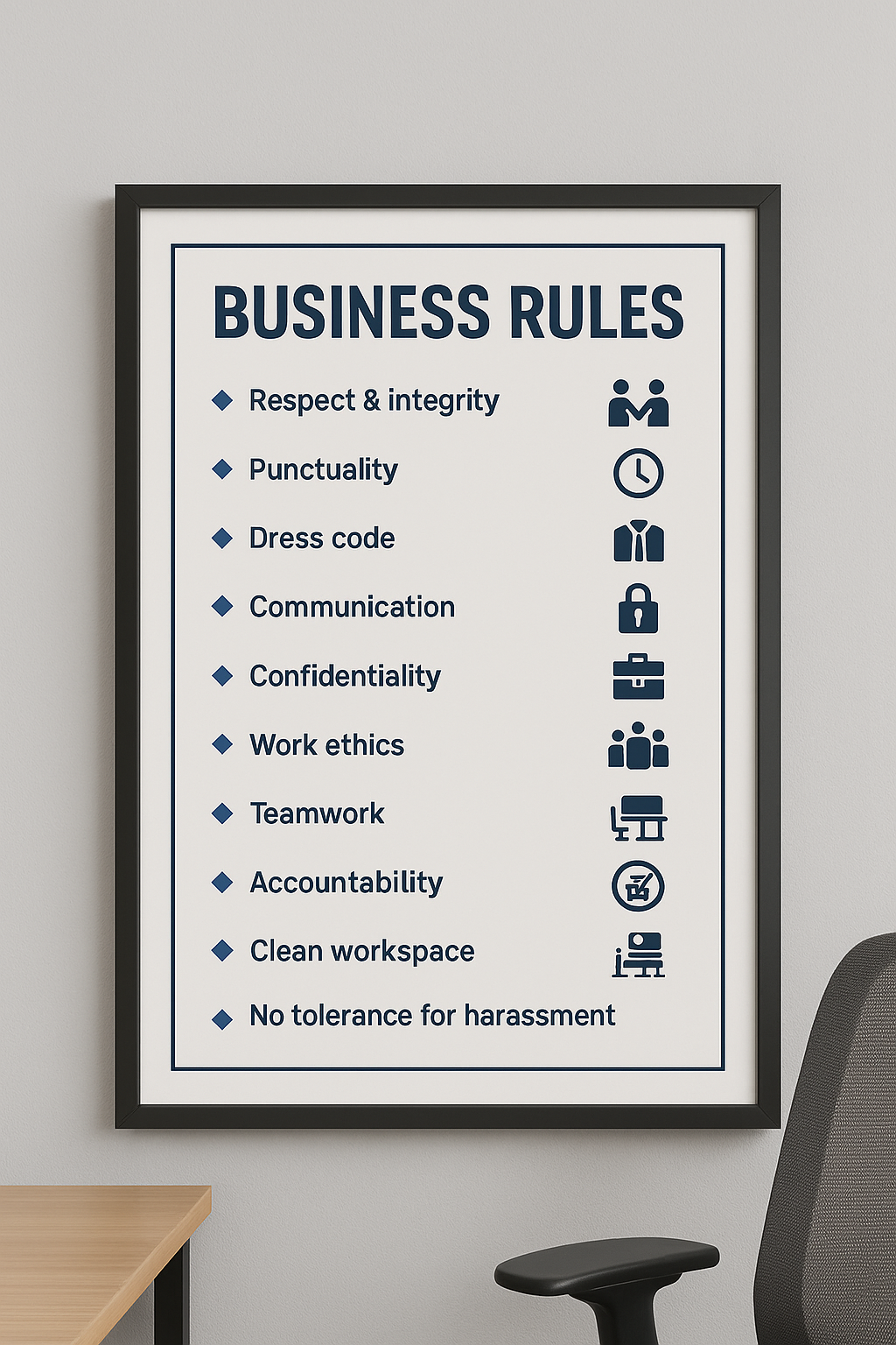 9 Business Rules in one Frame