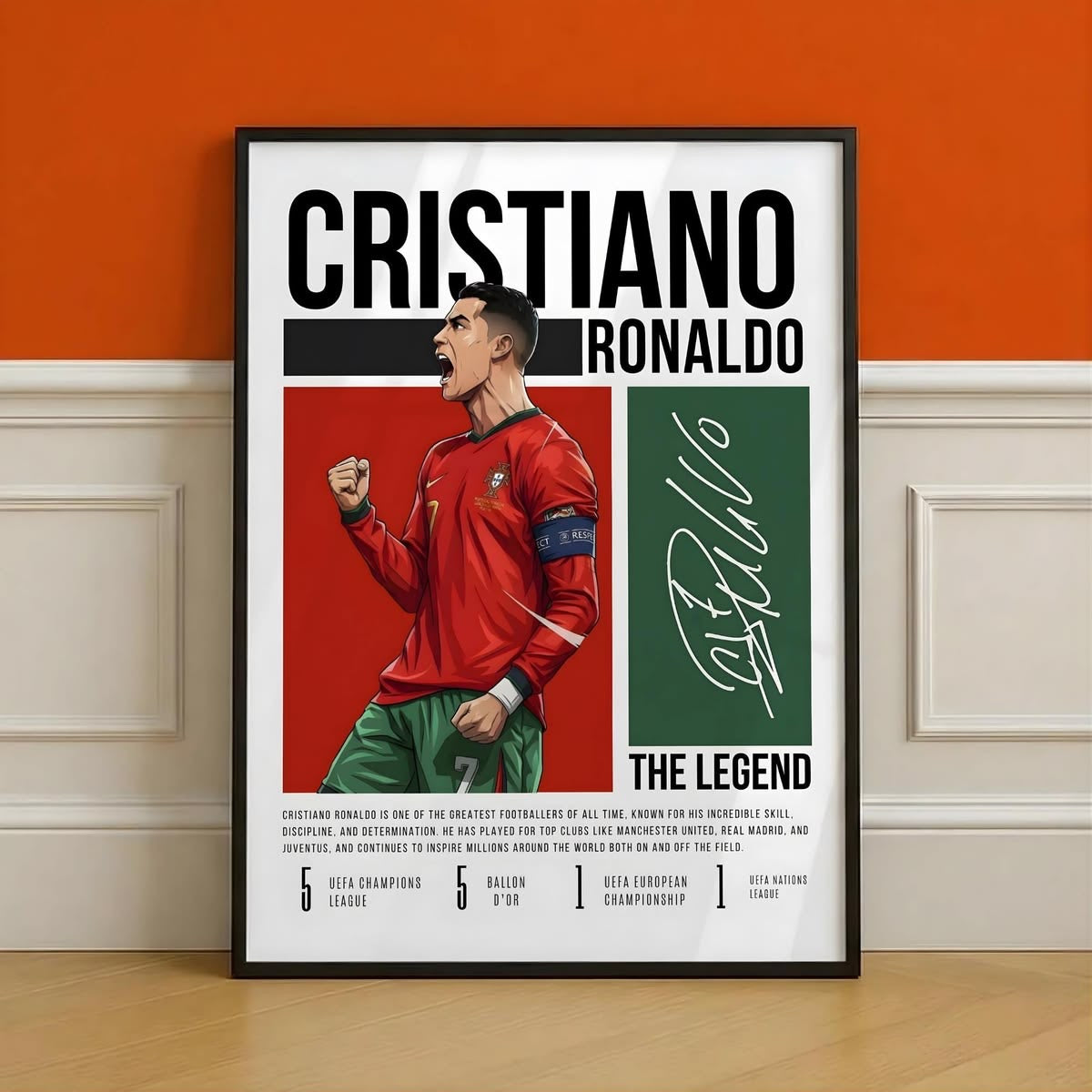 Cristiano Ronaldo - Poster Wall art