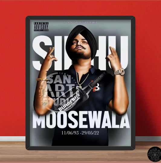 Sidhu moose wala - Art 03 - premiummart.pk