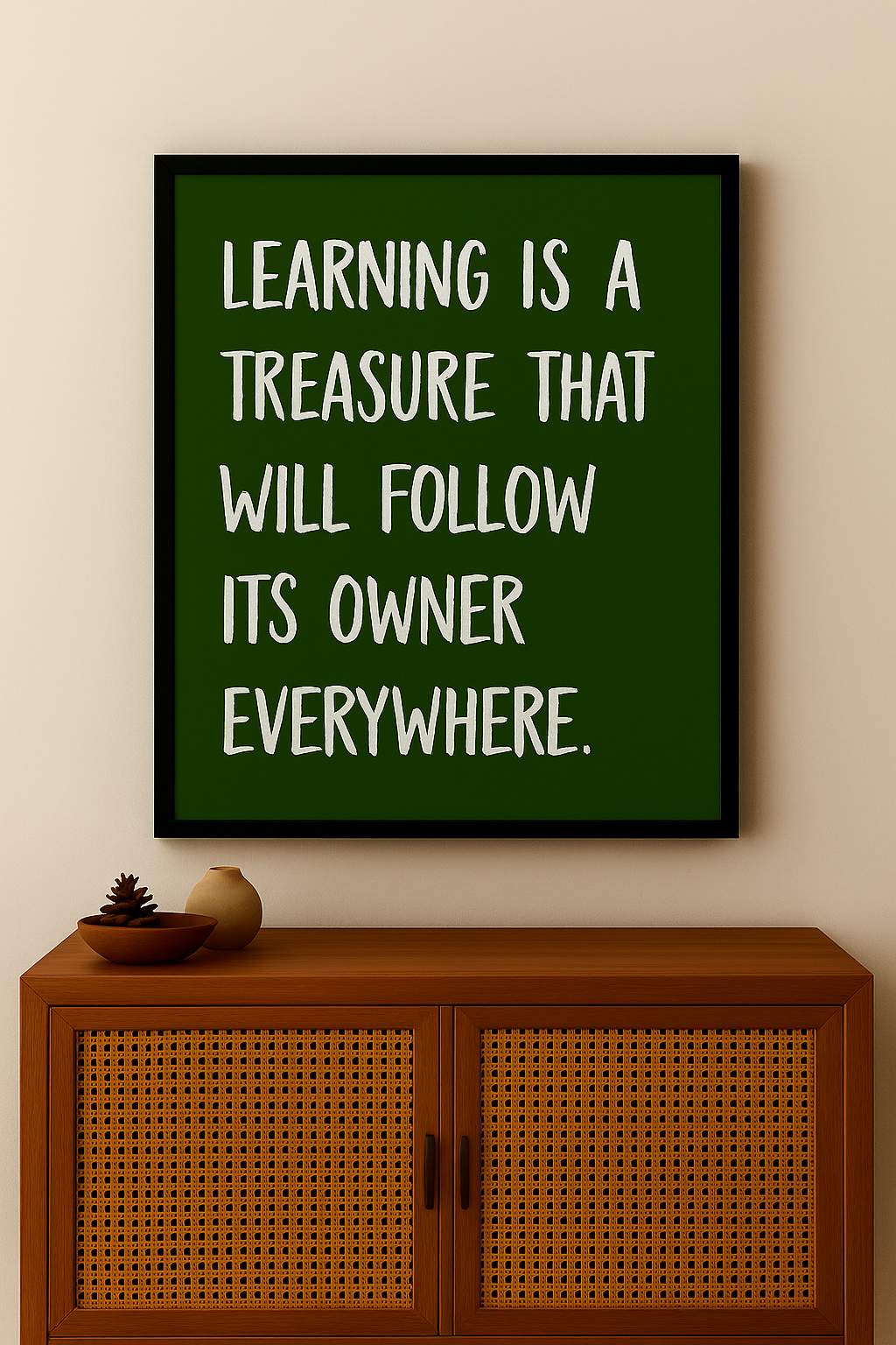 Learning is Treasure- Wall Art