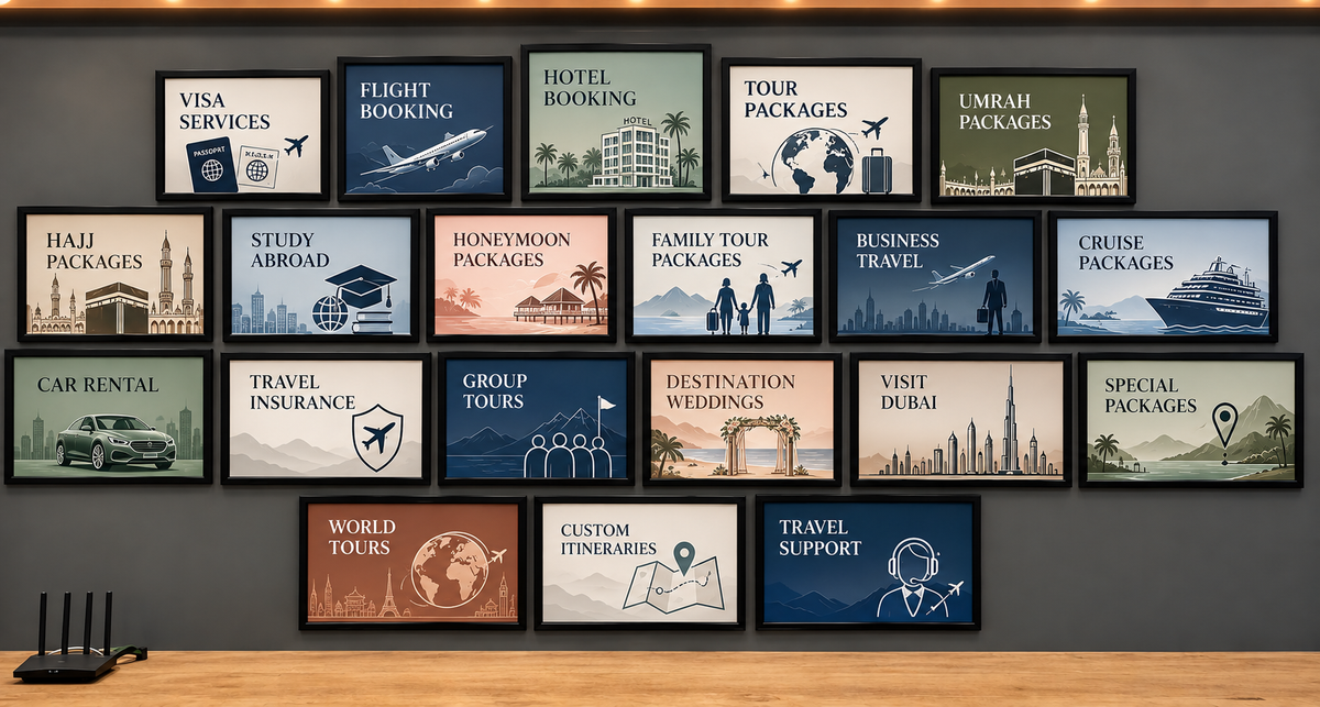 20 Frames Package - Travel Series