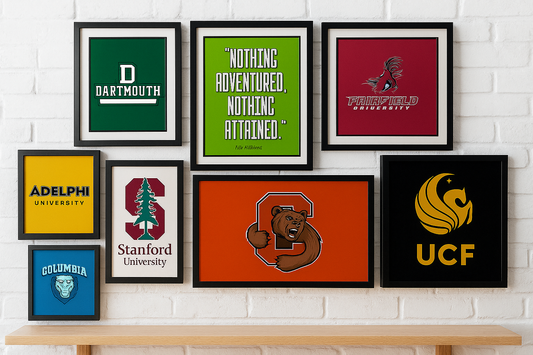 Set of 8 International Universities Art