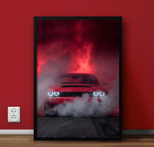 Dodge Challenger- Car poster