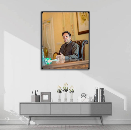 Imran Khan -Yellow Background - premiummart.pk