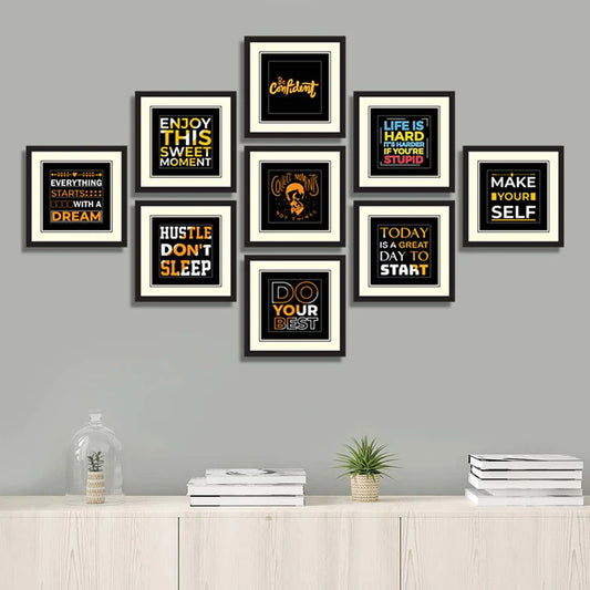 Set of 9 Premium Motivational Art