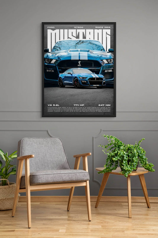 Mustang Car - Frame - premiummart.pk