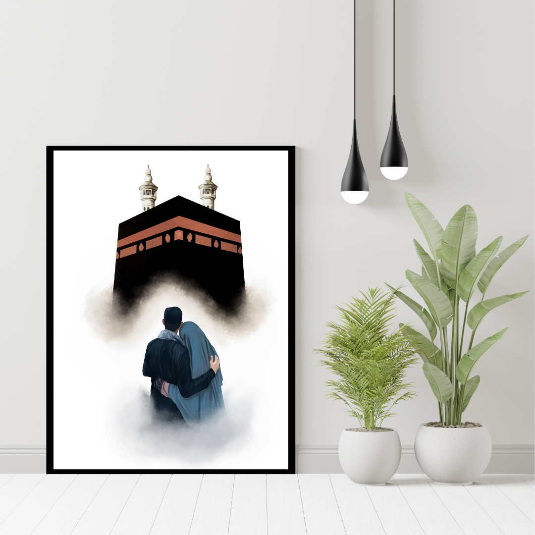 MASJID AL NABAWI & HARAM COUPLE GIFT MOROCCO ART