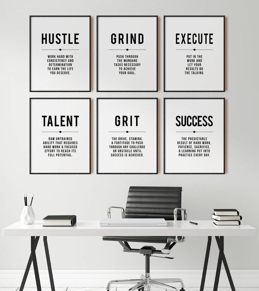 SET OF 6 INSPIRATIONAL FRAMES