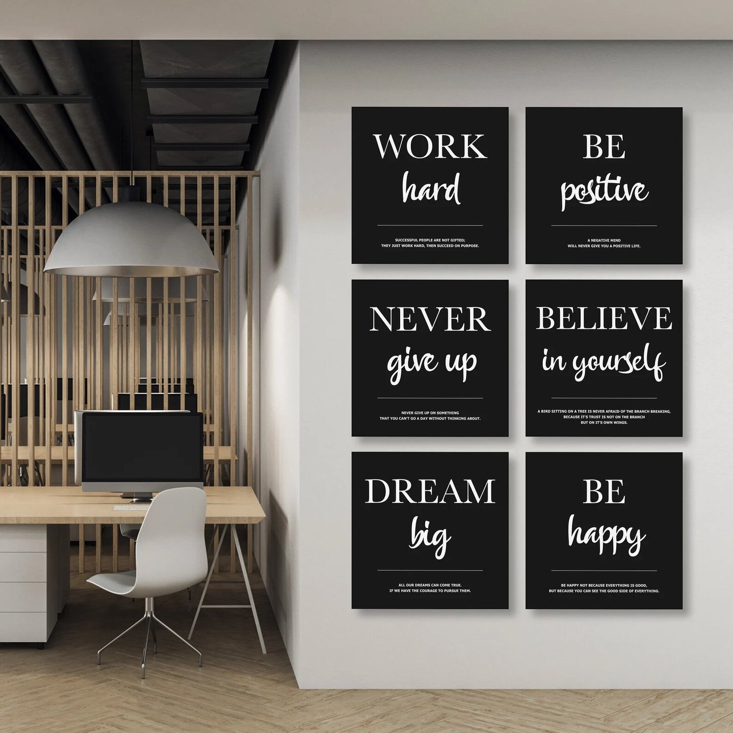 MOTIVATIONAL FRAMED QUOTES BUNDLE